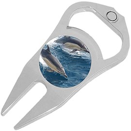 NewCharms Dolphins Golf Ball Marker Divot Repair Tool Bottle Opener