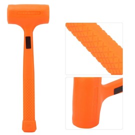 PVC Rubber Hammer Soft Face Dead Blow Rubber Mallet Installing Tool 0.5LB / 1LB (1LB)