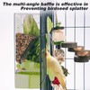 No Mess Bird Feeder Vegetable Dispenser Automatic Parrot Feeders with