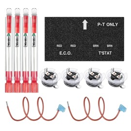 Yetaha 93866 RV Water Heater Thermal Cutoff Kit, ECO Thermostat Assembly Kit, Compatible with Atwood 91447 93866 Models, Fit for GCH6-4E, GH6-8E, G6A-6E, G6A-7E, G6A-8E, GCH6A-7E Series