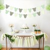 Sage Green Gingham Onesie Garland Banner for Gender Neutral Baby