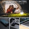 HASAIKA® Solar Campinglampe, LED Camping Lampen USB Aufladbar, 4 Beleuchtungsmodi,