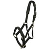 Shires Topaz Nylon Pony/Horse Headcollar - Black Full
