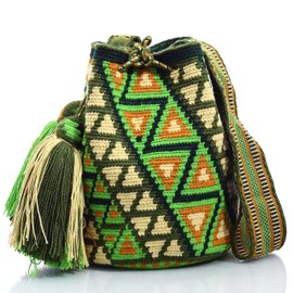 WYOU Designer Collection Hobo Bag Wayuu Crochet, Medium, 145