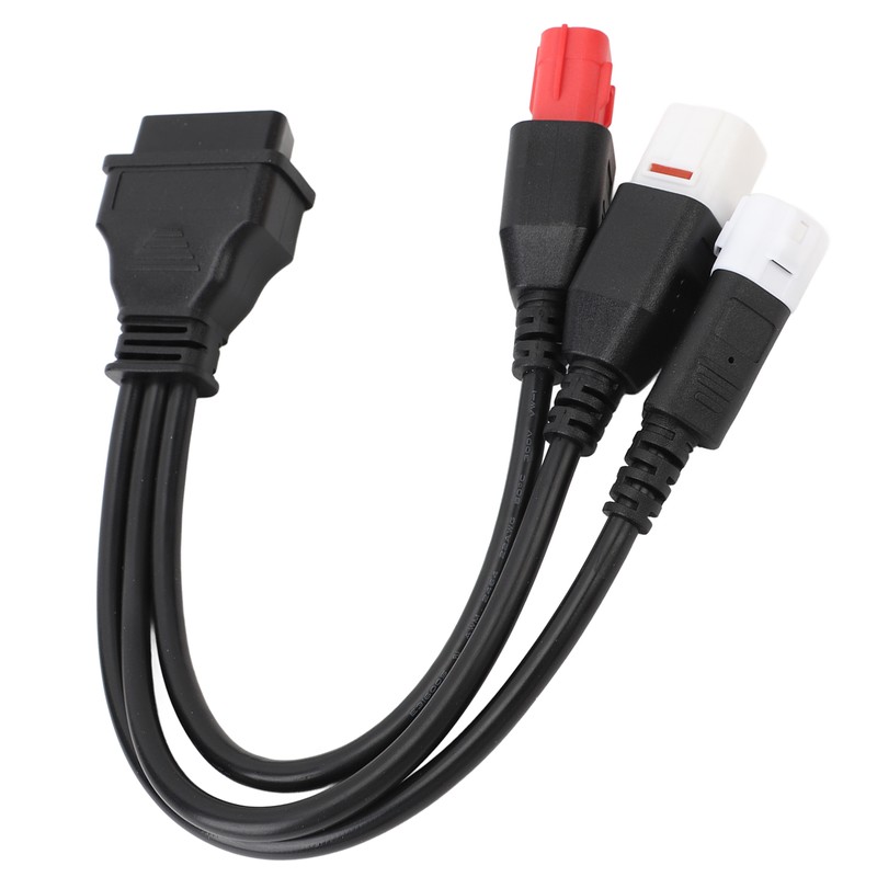 3 In 1 Motorcycle OBD Diagnostic Cable 16Pin to 3PIN
