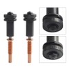 Upgraded High Flow 0.6mm Trimetal Nozzles Hardened Steel/Copper/Titanium Compatible with