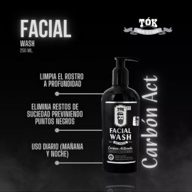 Tok Facial Wash Carbon Activado 250ml