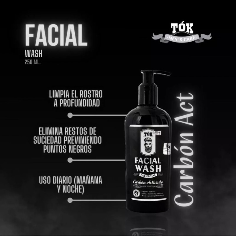 Tok Facial Wash Carbon Activado 250ml