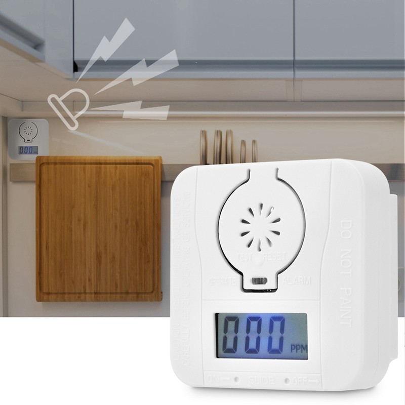 CO Carbon Monoxide Detector Poison Gas Sensor Home Security Alarm