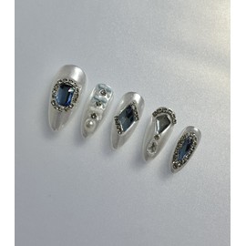 Creambell Handmade Nail Tips - Long Point (Stiletto) / 크림벨 수제네일팁 - 롱 포인트(스틸레토)