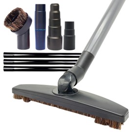 For Shark Vacuums: Hardwood Floor Brush Head, Horsehair Dust Brush Attachment plus Vacuum Extension Wands (For Shark Rotator NV501/NV500, Rocket HV301/HV322/HV371, Navigator Lift Away NV350/ NV360)