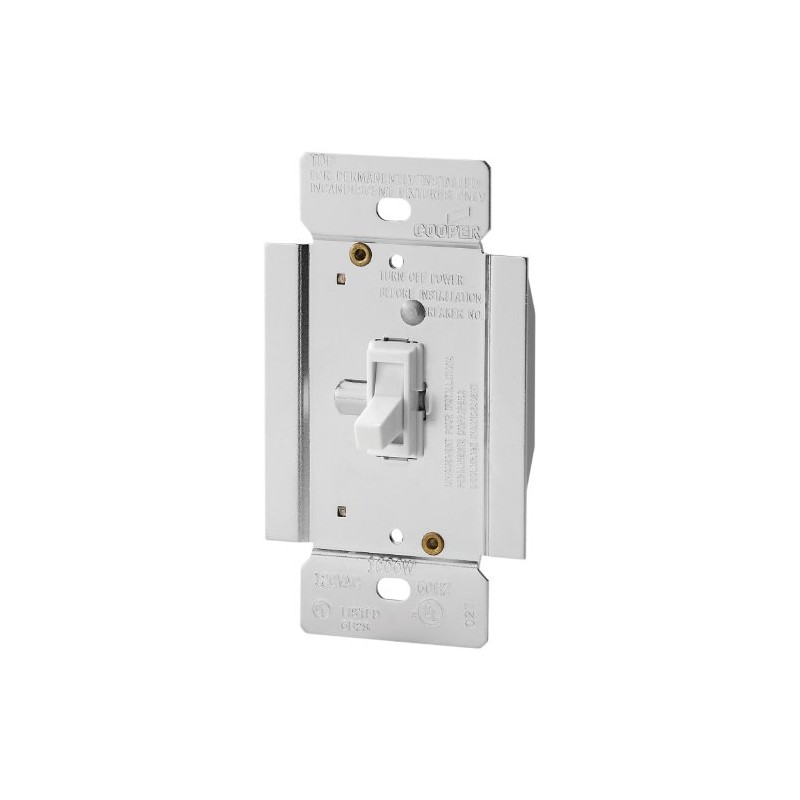 Eaton TI3101-W Trace Dimmer with Combination Single-Pole 3-Way Unit, 1000-watt,