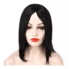 Beautyonline Peluca De Cabello Humano Natural Liso De 35 Cm