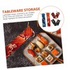 BESPORTBLE Sets Japanese Chopstick Fork Storage Pouches Cutlery Bags for