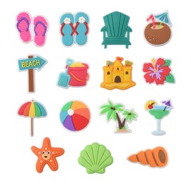 XQNB Beach Shoe Charms Summer Shoes Decorations Charm Accessories for Kids Girls Women Wen Party Favor