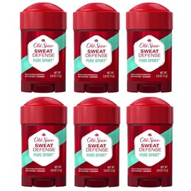 Old Spice Anti-Perspirant 2.6 Ounce Pure Sport+ Soft Solid (Pack of 6)