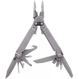 SOG PowerAccess Assist PA-3001 Pliers Ruler Awl Wire Cutter/Crimper Drivers More