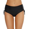 Bonneuitbebe Women's Bikini Bottoms Full Coverage Swim Bottoms Mid Waisted
