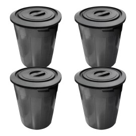 MDJ 4 Botes De Basura Mediano Reforzado 80 Litros