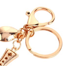 Walfront Cross Rhinestone Keychain Charm Pendant Purse Bag Cute Crystal Key Holder Arts Craft Pendant Inspiration Key Ring Purse Charms for Handbags