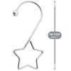 com-four® 100 x Bauble Hangers for Christmas Tree Decorations -