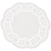 Rayher 59225102 Lace Paper Set: Round, Self-Service Bag, 60 Pieces,