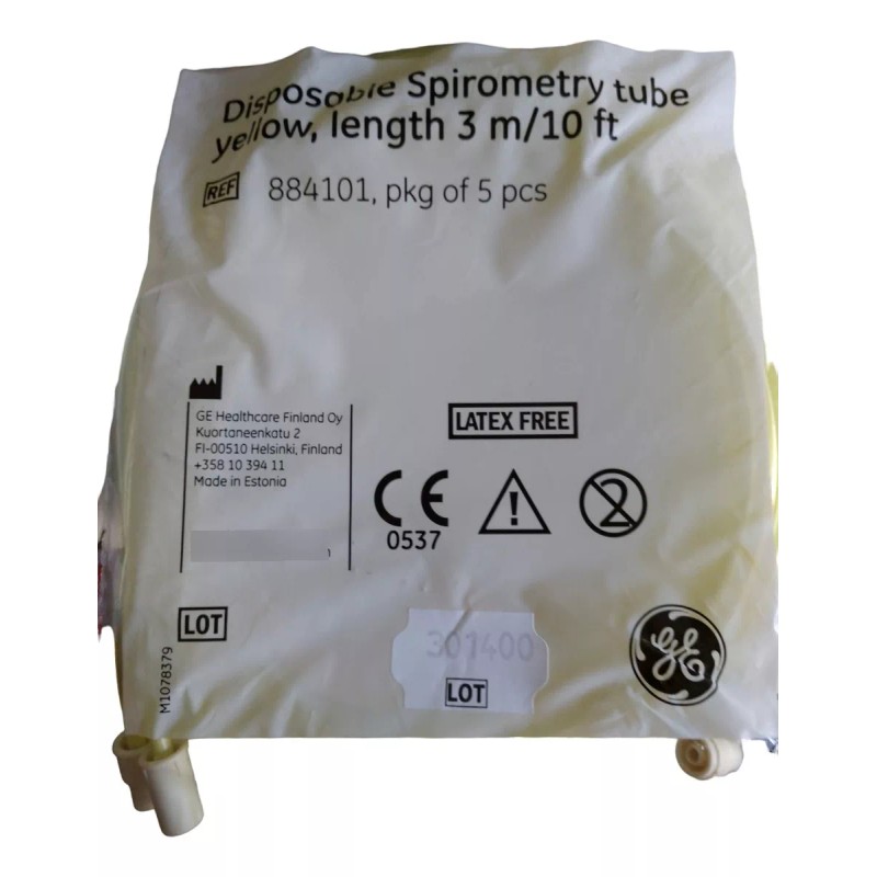 GE Linea Para Espirometría 3mts General Electric Bolsa 5 Piezas