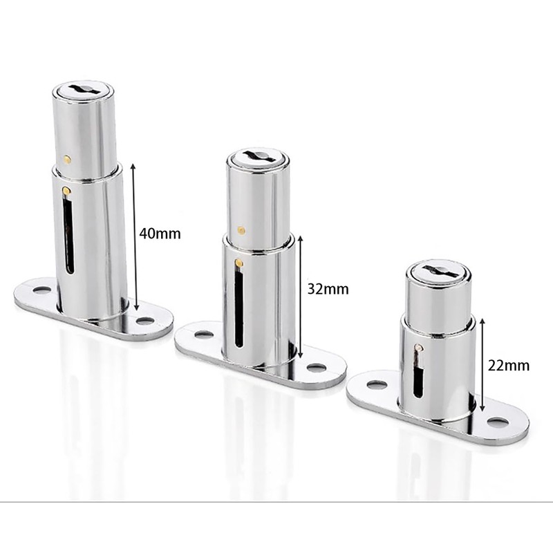 Sliding Door Lock, Cabinet Lock, Cylinder Furniture Lock, Push Lock