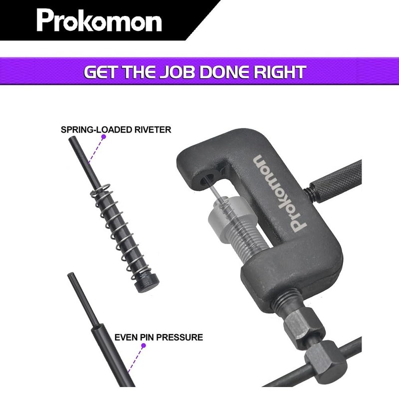 Prokomon 13 Pieces Chain Breaker Tool Kit; ATV Bike Motorcycle