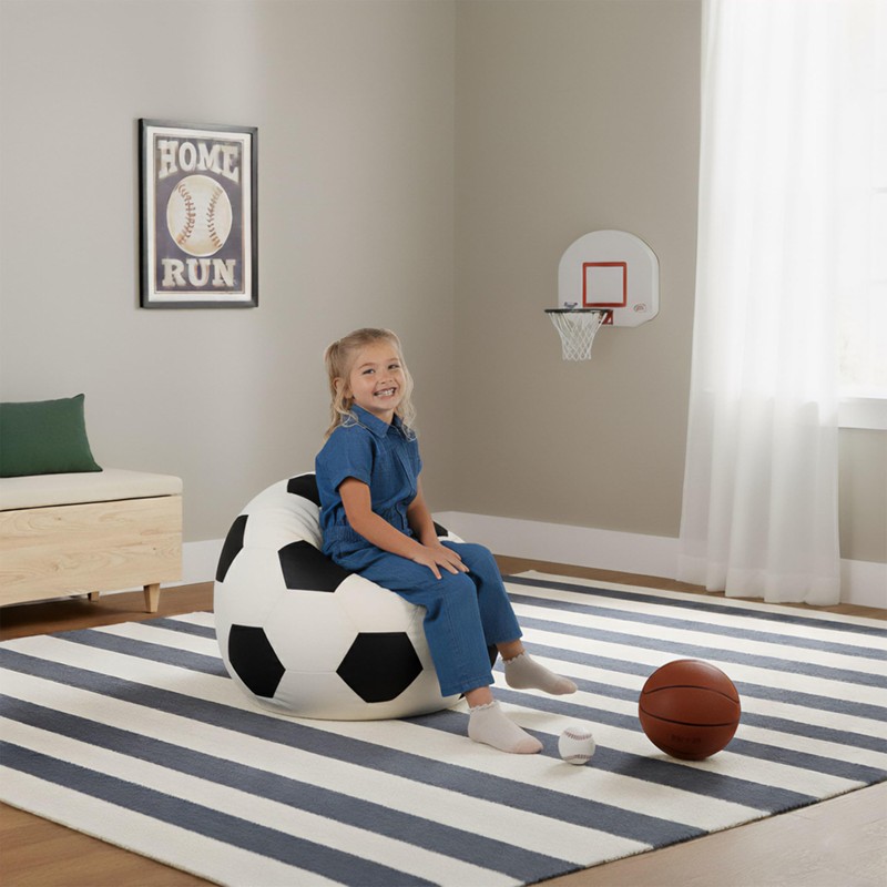 Big Joe Sports Ball Child-Sized Bean Bag Chair for Kids,