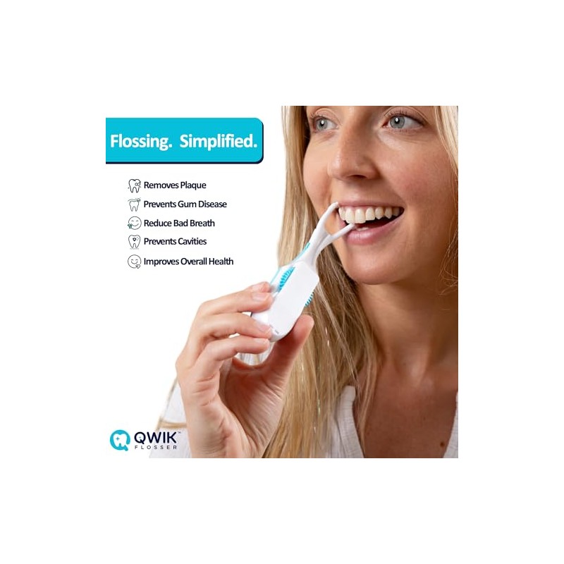 Flosser dental automático de QWIK | Haga clic en el