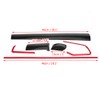 6Pcs Car Console Center Dashboard Cover Trim Decorative Stickers for