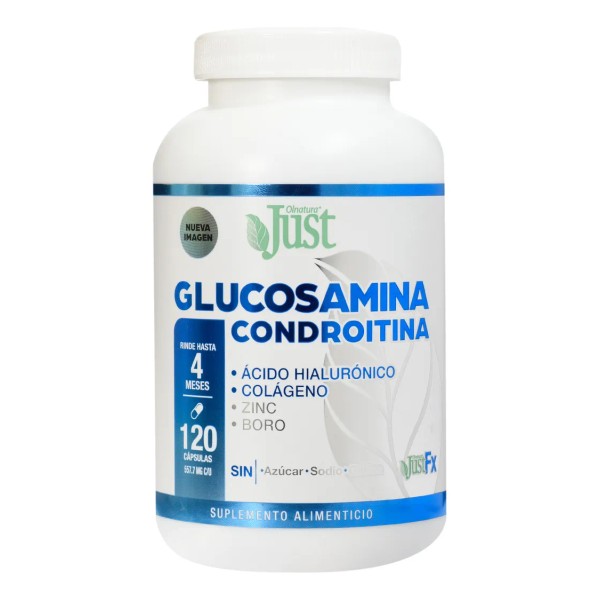 Suplemento Olnatura Just JustFx Glucosamina Condroitina con ácido hialurónico y