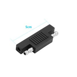 LANMINGLEL SAE to SAE Polarity Reverse Adapter Connector 2 Pin SAE Polarity Switching Adapter Quick Disconnect Cable Plug Adapter for Solar Panel Automotive Battery Maintainer Power Charger10 Pack