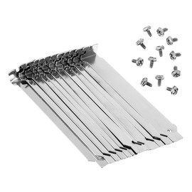 Operitacx Replacement Covers for Pci-slots Full Metal Construction PC Housing Blank Panels Expansion Panels Computer Accessories Pack of 12