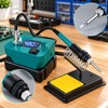 Cordless Soldering Iron Station for Electronics Repair – Digital Temperature