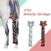 Colifolu 2 Pcs Stretchy Tail Bag Breathable Horse Tail Guard