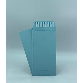 250 Cashier Depot Coin / Cash / Small Parts #7 Envelopes, 3-1/2" X 6-1/2", Peel & Seal, Premium 24lb., 250/Box (Blue)