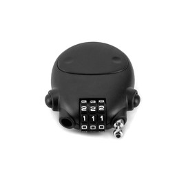 QWORK® 3 Digit Combination Lock, Cable Lock, Security Password Lock, 77cm Retractable Cable for Luggage, Bike, Ski, Snowboard