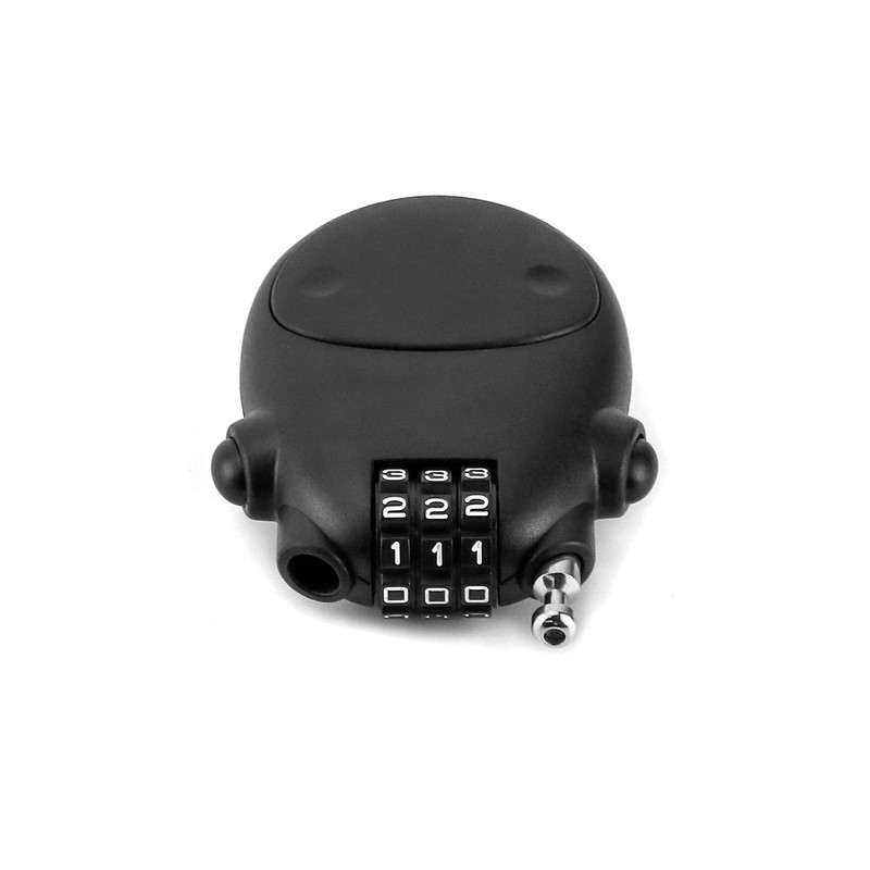 QWORK® 3 Digit Combination Lock, Cable Lock, Security Password Lock,