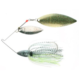 Nichols Lures DF06-1 Pulsator Depth Finder Metal Flake Spinnerbait, 1oz, Bombshell Bass