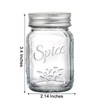 Coloch 30 Pack 4 Oz Glass Mason Spice Jar with