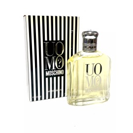MOSCHINO UOMO Men AFTERSHAVE 4.2oz-125ml Splash DISCONTINUED -RARE- (BE33