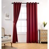 MIUCO Room Darkening Grommet Blackout Window Curtains Panels for Bedroom