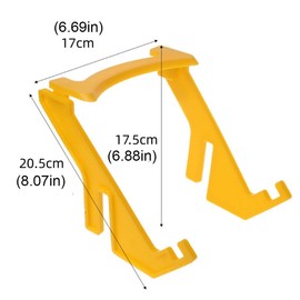 AIMALL Beekeeping Tools Plastic Honey Bucket Stand Honey Shaker Machine Honey Bucket Shelf Plastic Bucket Stand, 6.69in x 8.07in x 6.88in(17cm x 20.5cm x 17.5cm)