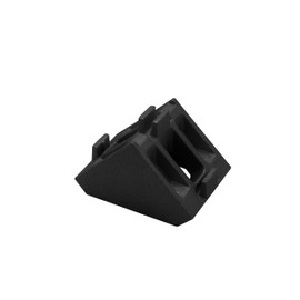 Mounting Bracket Including Screws and Slot Nuts Slot 8 for Aluminium Profile Pack of 20 Black 10 Pieces + Cover Caps