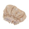 VOCOSTE Shower Cap Hair Cap Pony Pattern Double Layer Waterproof