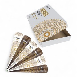 Tayzz 25g Fresh Natural Henna Cones:_6 Pack
