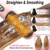 Hair Straightener Brush Portable, Cordless Hair Straightening Comb Travel with