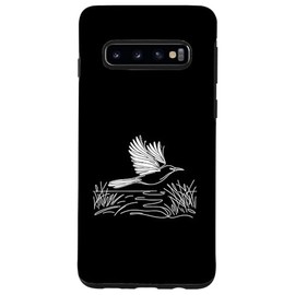 Line Art Bird & Ornithologist Bootsschwanz-Greifer